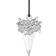 Rosendahl Karen Blixen Silver Julgranspynt 8.5cm