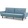 Julian Bowen MON514 Blue Sofa 221cm 3 Seater