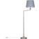 ValueLights Adjustable Swing Arm Silver Floor Lamp 148cm