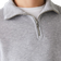 Lacoste Men's Half-zip Cotton Sweatshirt - Grey Chine