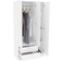 Boahaus Koblenz Armoire White Wardrobe 36.1x70.9"