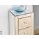 GFW Mirrored Three Slim Mirror Chest of Drawer 30x60cm