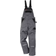 Fristads 100812 Icon Cotton Bib'N'Brace - Grey/Black