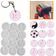 Shein 2024 New Arrival 1pc Simple Style Diy Cart Token Silicone Mirror Pendant Keychain Mold