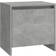 vidaXL Chipboard Concrete Grey Sängbord 34x45cm