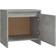 vidaXL Chipboard Concrete Grey Sängbord 34x45cm