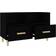 vidaXL Engineered Wood Black TV-bänk 80x50cm