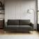 Dunelm Jacob Corduroy Charcoal Sofa 180cm 3 Seater