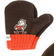 '47 Toddler Cuffed Knit Hat with Pom & Mittens Set - Brown/Orange