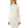 Happiness İstanbul Women's Turtleneck Knitted Dress - White