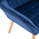 Homcom Luxe Velvet Blue Armchair 72.5cm