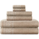 Broadhaven Elegant Scroll Bath Towel Beige (132.1x68.6cm)