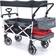 Creative Outdoor Distributor Push Pull Stroller Wagon for Kids, 150lbs Weight Capacity, All-Terrain Collapsible Folding Cart with Canopy, Garden, Tailgate, Camping, Park, Beach