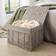 Dunelm Purity Large Trunk Grey Storage Box
