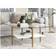 Hudson & Canal Otto Transparent Coffee Table 32x32"