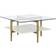 Hudson & Canal Otto Transparent Coffee Table 32x32"