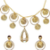 Orient Gypsy Jewelery Set - Gold