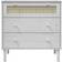 vidaXL Senja White Chest of Drawer 80x80cm