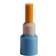 Hay Pillar Medium Blue Candle 25cm