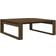 vidaXL 816001 Brown Oak Soffbord 100x100cm