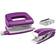 Leitz Wow Mini Stapler and Hole Punch Set