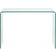 Julian Bowen Amalfi Clear Writing Desk 55x110cm