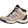 Adidas Kid's Terrex Hyperhiker Mid Hiking Shoes - Sand Strata/Silver Violet/Acid Orange