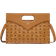 MCM Diamond Medium Tote In Visetos - Cognac