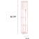 Lalia Home Column Light Pink Floor Lamp 62.8"