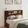 vidaXL Cabinet Smoked Oak Headboard 140cm