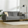 Homcom Eucalyptus Wood Gray Soffa 187cm 3-sits