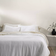 Casaluna Heavyweight Linen Blend Bedspread White (243.8x233.7cm)