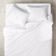 Casaluna Heavyweight Linen Blend Bedspread White (243.8x233.7cm)