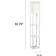 Lalia Home Column White Floor Lamp 62.8"