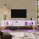 Bestier Led White TV Bench 70x19.1"