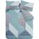 Catherine Lansfield Larsson Geo Duvet Cover Turquoise (200x135cm)