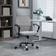 Homcom High Back Light Grey Office Chair 119cm