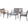 Shintenchi 4 Pieces Outdoor Lounge Set