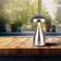 V-TAC Rechargeable CCT Champagne/Gold Bordlampe 22cm