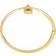 Michael Kors Pavé Lock Charm Bangle - Gold/Transparent