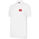 HUGO BOSS Dereso Cotton Piqué Slim Fit Polo Shirt with Logo Label - White