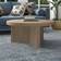 Hudson & Canal Holm Antiqued Gray Oak Coffee Table 32"