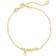 Kendra Scott Mama Script Delicate Chain Bracelet - Gold/Pearl