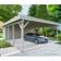 Palmako CARPORT KARL 45,7 M2 (Byggnadsarea )