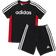 Adidas Junior Linear T-shirt & Shorts Set - Black