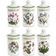 Portmeirion Botanic Garden Floral Motifs Kitchen Container 6pcs 4.5L