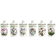 Portmeirion Botanic Garden Floral Motifs Kitchen Container 6pcs 4.5L