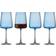 Lyngby Glas Zero Blue Red Wine Glass 54cl 4pcs