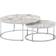 Wohnling Modern Marble Nesting Table 80cm 2pcs