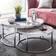 Wohnling Modern Marble Nesting Table 80cm 2pcs